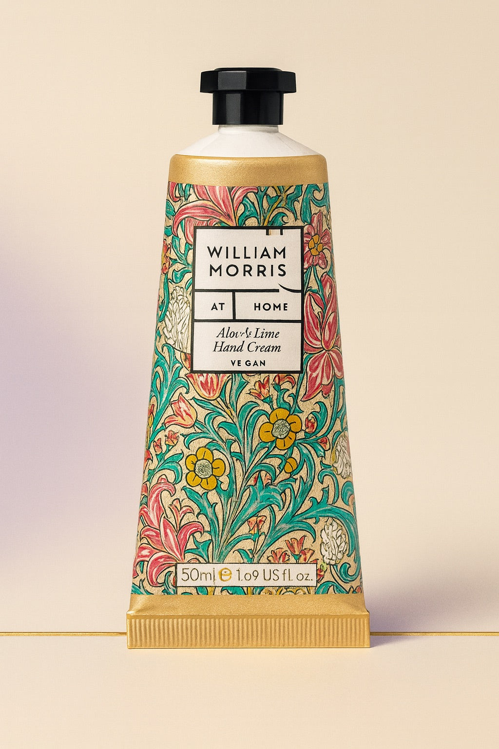 Krem do rąk 50 ml William Morris At Home Golden Lily Light Aloe & Lime Hand Cream