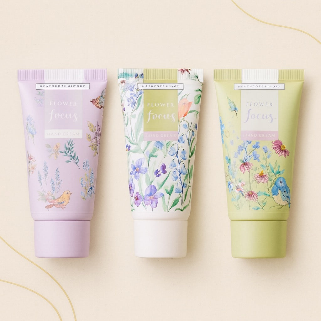 Zestaw Trio Kremów do rąk 3 x 30ml Heathcote & Ivory Flower of Focus