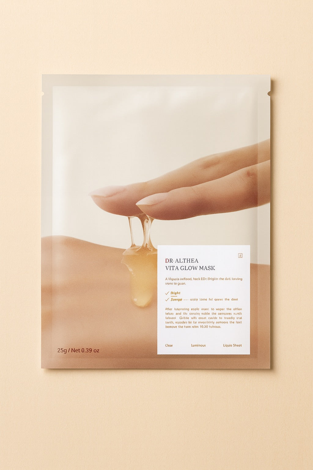 Maseczka Rozświetlająca i Nadająca Blask w Płachcie DR. ALTHEA Vita Glow Mask 1 szt