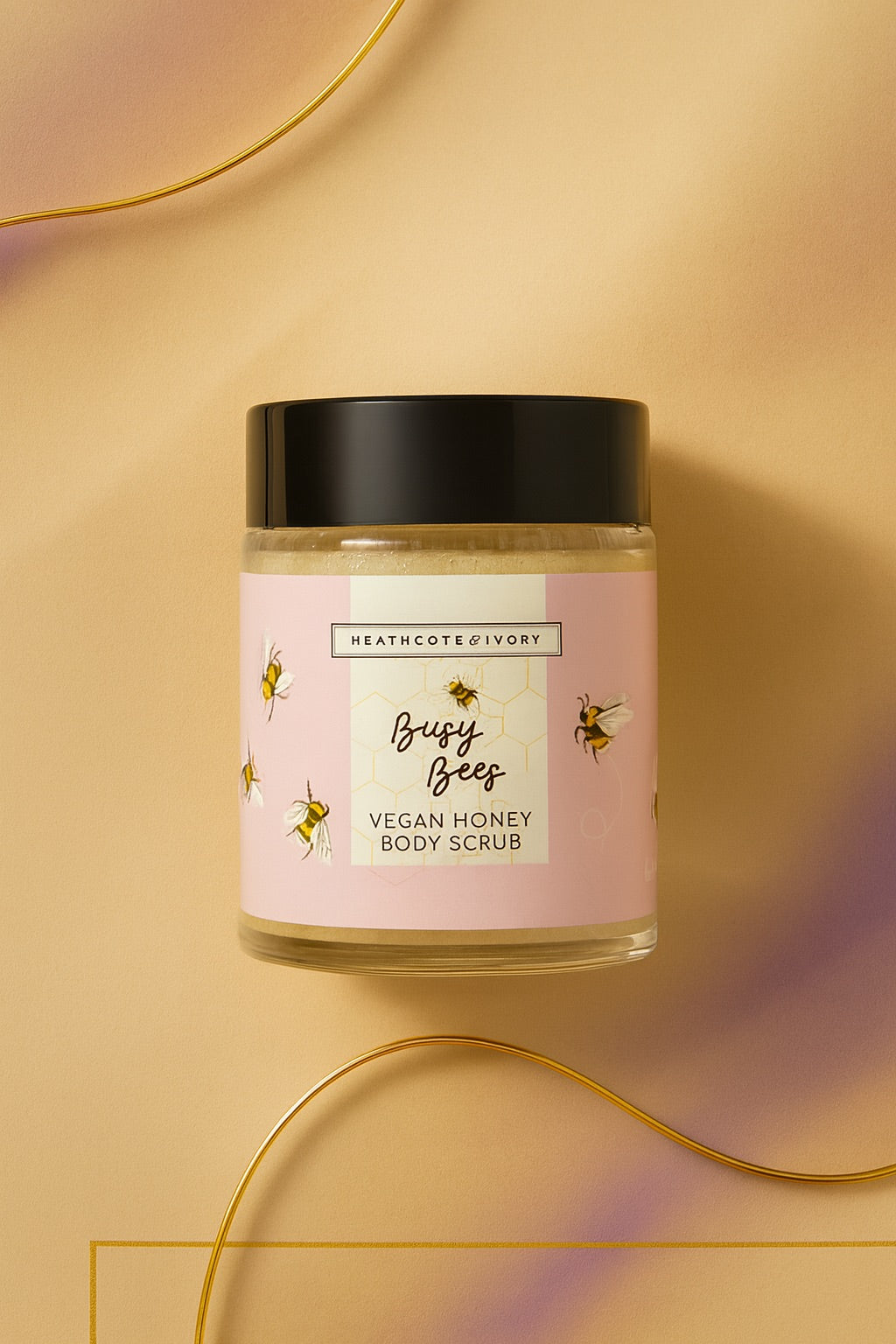 Peeling do ciała 110g Heathcote & Ivory Busy Bees Body Scrub
