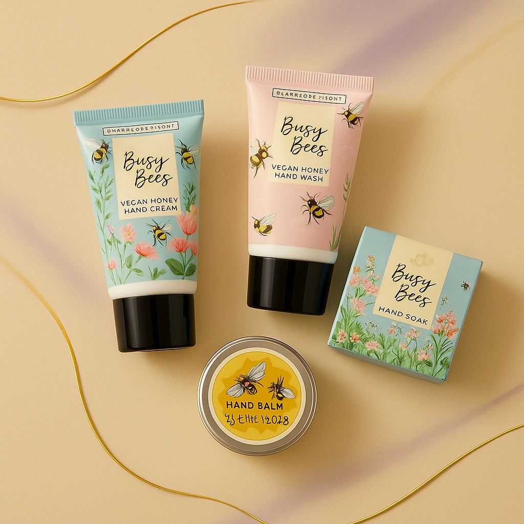 Zestaw do pielęgnacji rąk Heathcote & Ivory Busy Bee's Mini Hand Care Set Hand Cream 30ml