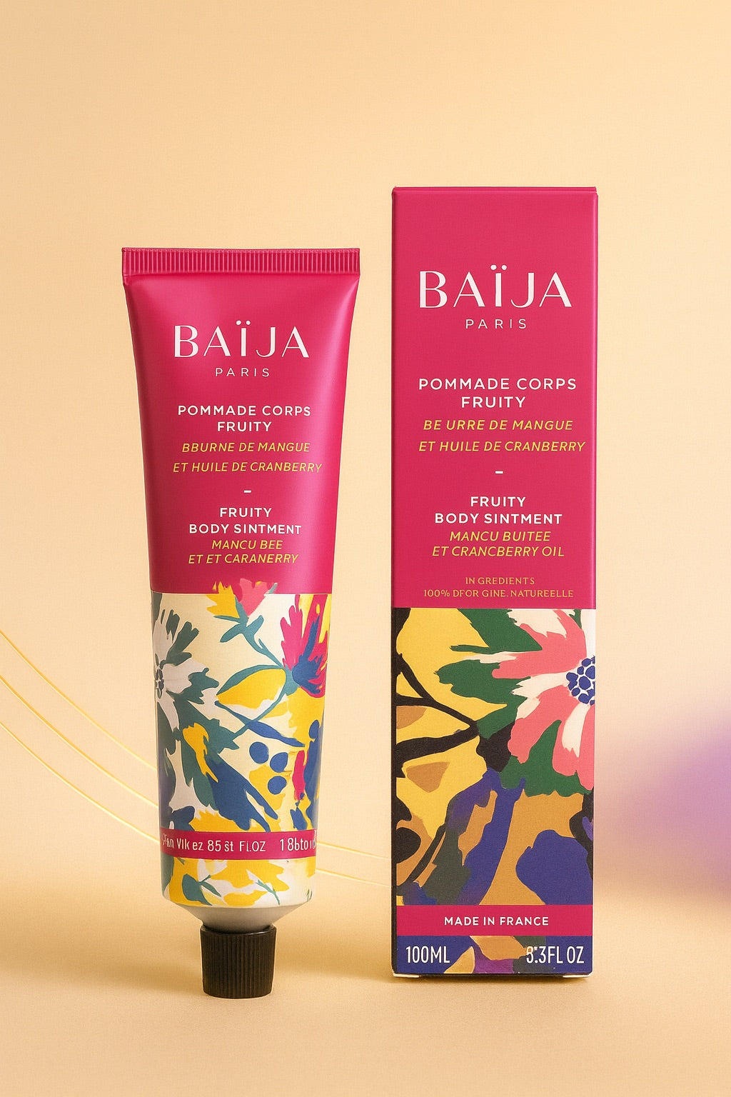 Odżywcza Silnie Nawilżające Masło do Ciała Baija Fruity Body Pomade 100 ml