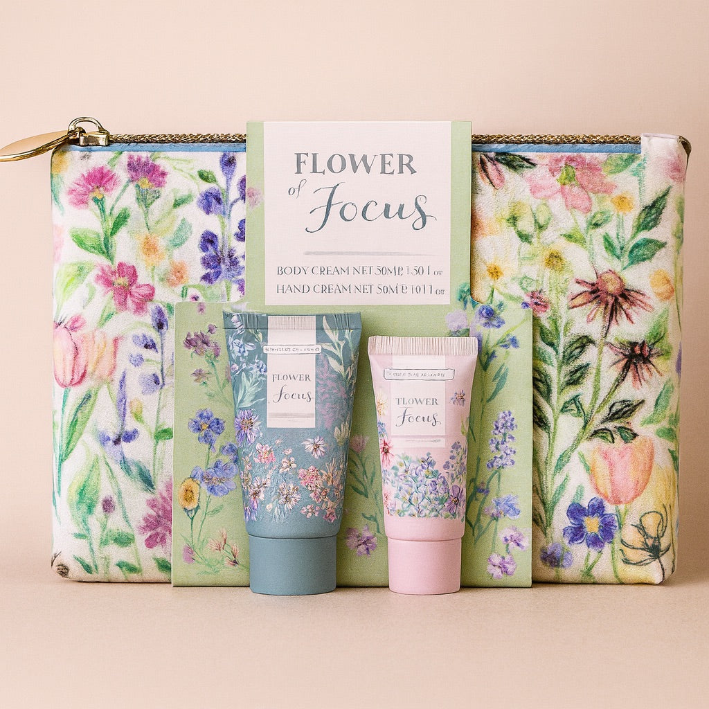 Zestaw Kremów do Ciała w Aksamitnej Kosmetyczce Heathcote & Ivory