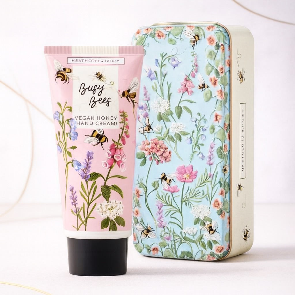 Krem do rąk 100 ml w Pudełku Heathcote & Ivory Busy Bee's Hand Cream in Tin