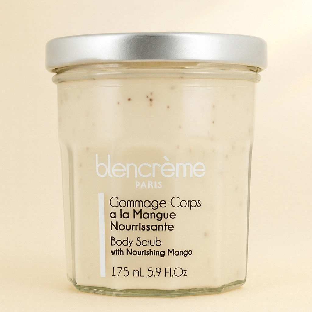 Peeling do Ciała z Masłem Mango Blancreme Mango Butter Body Scrub 175ml - Natural Exfoliating Made in France