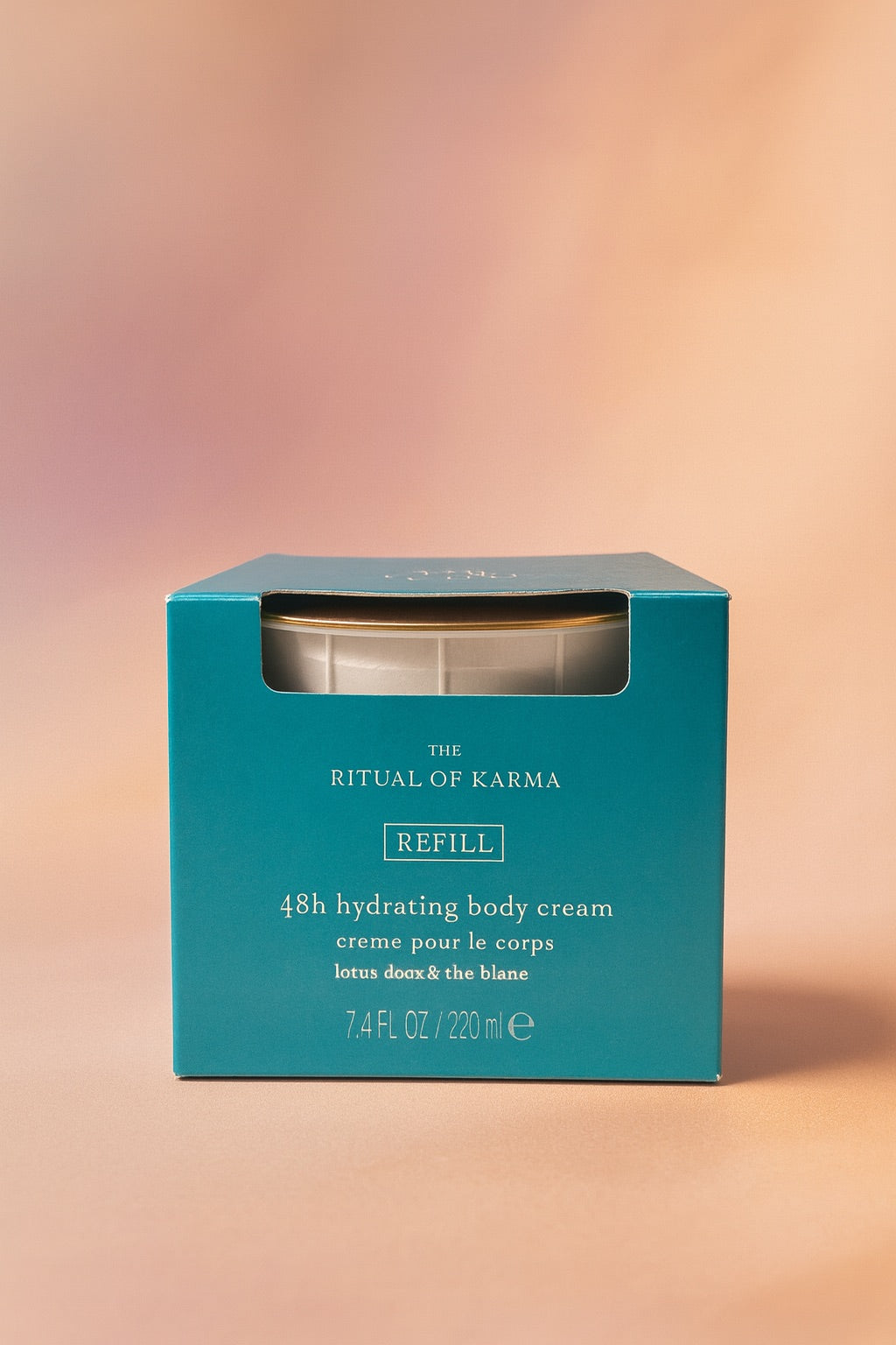 Długotrwale nawilżający Krem do Ciała Wkład Uzupełniający Rituals The Ritual Of Karma 48h Hydrating Body Cream Refill 220ml