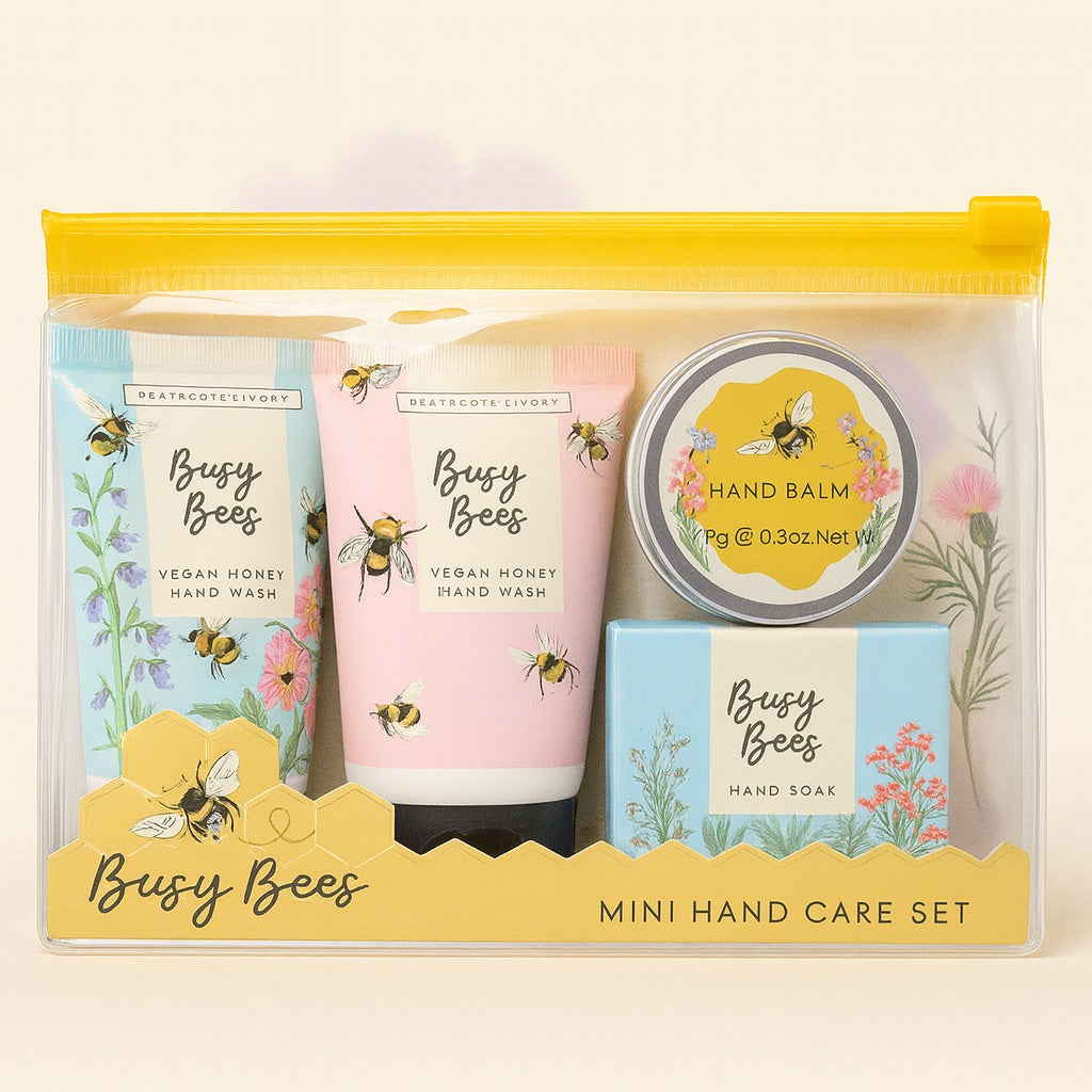 Zestaw do pielęgnacji rąk Heathcote & Ivory Busy Bee's Mini Hand Care Set Hand Cream 30ml